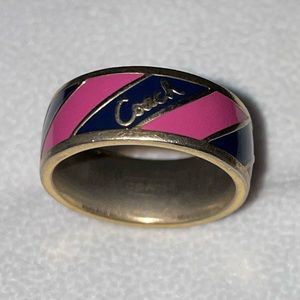 Coach Enamel Ring